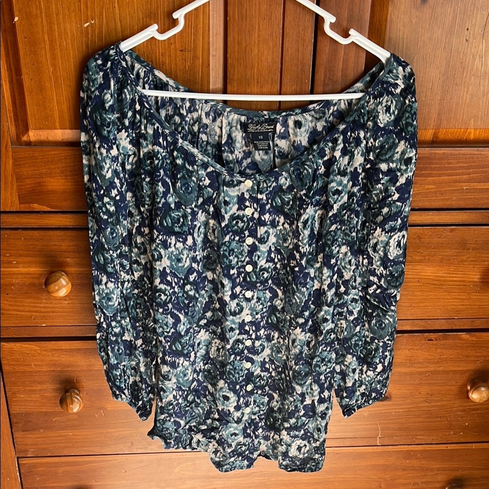 Floral Print Women's Top by Lucky Brand